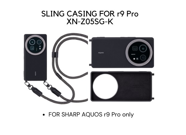 Sharp Aquos R9 Pro 5G 512GB Black (12GB RAM) + FREE! Sharp original Sling Casing (Limited stocks!)